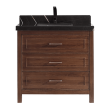 Load image into Gallery viewer, Legion Furniture WK2428-36-EB-WITH BLACK NATURAL TOP 36&quot; EBONY SINK VANITY