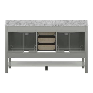 Design Element AF-61-GRY Affinity 61" Single Sink Vanity in Grey