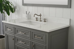 Design Element ML-48-GY Milano 48" Bathroom Vanity in Gray