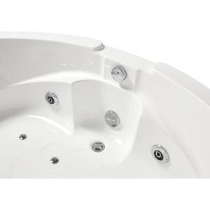 Platinum AM-505 61'' x 67'' Freestanding Acrylic Bathtub with Faucet