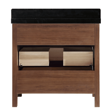 Load image into Gallery viewer, Legion Furniture WK2428-36-EB-WITH BLACK NATURAL TOP 36&quot; EBONY SINK VANITY