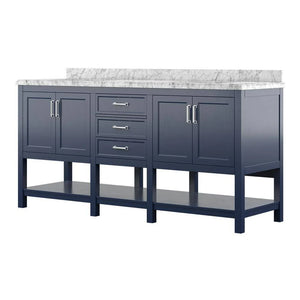 Design Element AF-72-BLU Affinity 72" Single Sink Vanity in Blue