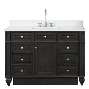 Design Element WN-48-BR Winston 48" Single Vanity in Brown