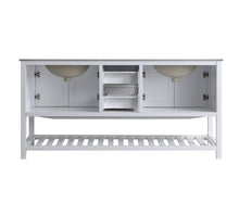 Load image into Gallery viewer, Design Element DEC055-72-W-CB Monaco 72-in White Bathroom Vanity Base Cabinet without Top