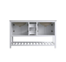Load image into Gallery viewer, Design Element DEC055-60-W-CB Monaco 60-in White Bathroom Vanity Base Cabinet without Top