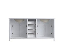 Load image into Gallery viewer, Design Element DEC076B-W-CB London 71-in White Bathroom Vanity Base Cabinet without Top