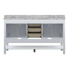 Load image into Gallery viewer, Design Element AF-61-WHI Affinity 61&quot; Single Sink Vanity in White