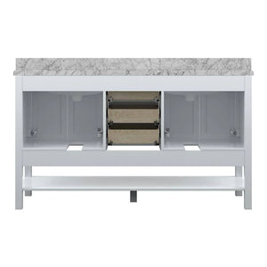 Design Element AF-61-WHI Affinity 61" Single Sink Vanity in White