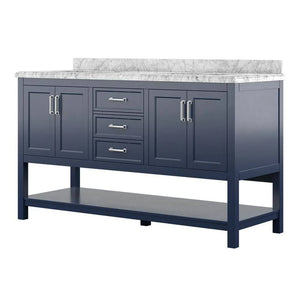 Design Element AF-61-BLU Affinity 61" Single Sink Vanity in Blue