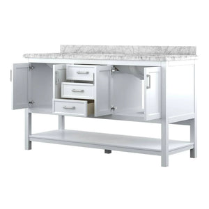 Design Element AF-61-WHI Affinity 61" Single Sink Vanity in White