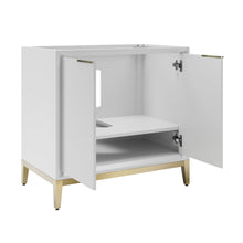 Load image into Gallery viewer, Fresca FCB4036WH-BG-CWH-U Wellington 36&quot; Freestanding Bathroom Cabinet with Top &amp; Sink in White