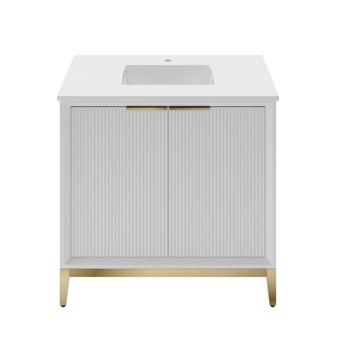 Fresca FCB4036WH-BG-CWH-U Wellington 36