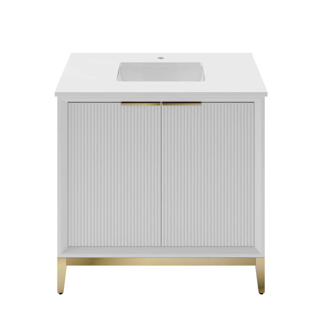 Fresca FCB4036WH-BG-CWH-U Wellington 36