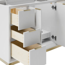 Load image into Gallery viewer, Fresca FCB4048WH-BG-CWH-U Wellington 48&quot; Freestanding Bathroom Cabinet with Top &amp; Sink in White