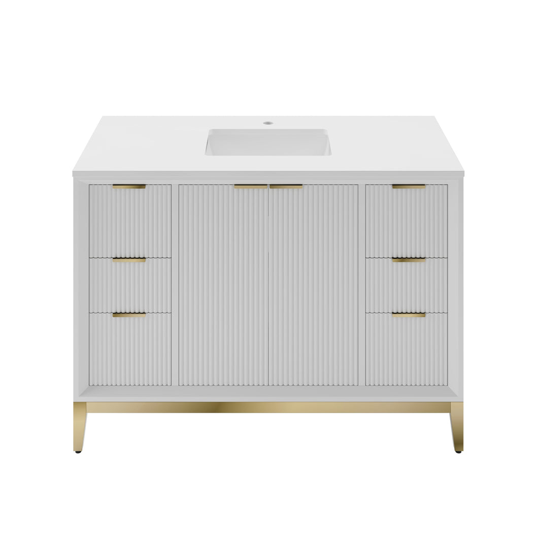Fresca FCB4048WH-BG-CWH-U Wellington 48