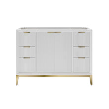 Load image into Gallery viewer, Fresca FCB4048WH Wellington 48&quot; Freestanding Bathroom Cabinet in White