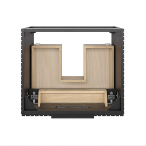 Fresca FCB4124BOAK Elliot 24" Floating Bathroom Cabinet in Onyx Oak