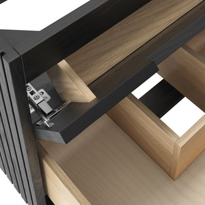 Fresca FCB4124BOAK Elliot 24" Floating Bathroom Cabinet in Onyx Oak