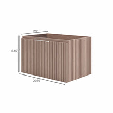 Load image into Gallery viewer, Fresca FCB4130OAK Elliot 30&quot; Floating Bathroom Cabinet in Vanilla Oak