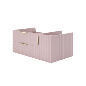 Fresca FCB4336PNK-UNS-L Camille 36" Floating Bathroom Cabinet in Vintage Rose