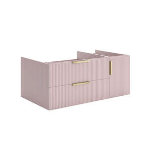 Fresca FCB4336PNK-UNS-L Camille 36" Floating Bathroom Cabinet in Vintage Rose