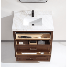 Load image into Gallery viewer, Legion Furniture WK2428-36-EB-WITH WHITE NATURAL TOP 36&quot; EBONY SINK VANITY