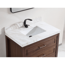 Load image into Gallery viewer, Legion Furniture WK2428-36-EB-WITH WHITE NATURAL TOP 36&quot; EBONY SINK VANITY