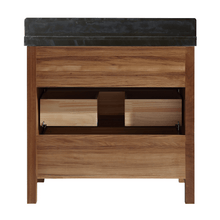 Load image into Gallery viewer, Legion Furniture WK2428-36-EW-WITH BLACK NATURAL TOP 36&quot; EBONY SINK VANITY