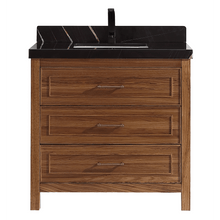 Load image into Gallery viewer, Legion Furniture WK2428-36-EW-WITH BLACK NATURAL TOP 36&quot; EBONY SINK VANITY