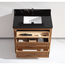 Load image into Gallery viewer, Legion Furniture WK2428-36-EW-WITH BLACK NATURAL TOP 36&quot; EBONY SINK VANITY