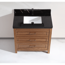 Load image into Gallery viewer, Legion Furniture WK2428-36-EW-WITH BLACK NATURAL TOP 36&quot; EBONY SINK VANITY