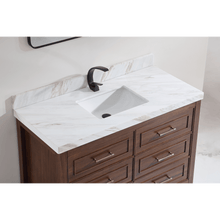 Load image into Gallery viewer, Legion Furniture WK2428-48-EB-WITH WHITE NATURAL TOP 48&quot; EBONY SINK VANITY