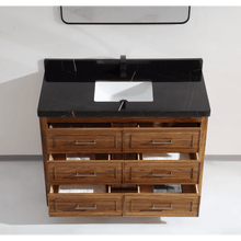 Load image into Gallery viewer, Legion Furniture WK2428-48-EW-WITH BLACK NATURAL TOP 48&quot; EBONY SINK VANITY