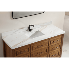 Load image into Gallery viewer, Legion Furniture WK2428-60S-EW-WITH WHITE NATURAL TOP 60&quot; EBONY SINGLE SINK VANITY