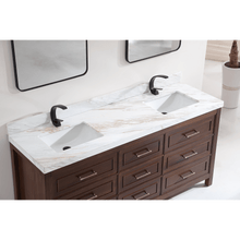 Load image into Gallery viewer, Legion Furniture WK2428-72-EB-WITH WHITE NATURAL TOP 72&quot; EBONY DOUBLE SINK VANITY