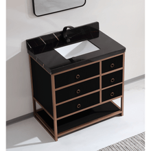 Load image into Gallery viewer, Legion Furniture WK2438-36-BG-WITH BLACK NATURAL TOP 36&quot; VANITY