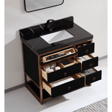 Load image into Gallery viewer, Legion Furniture WK2438-36-BG-WITH BLACK NATURAL TOP 36&quot; VANITY