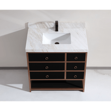 Load image into Gallery viewer, Legion Furniture WK2438-36-BG-WITH WHITE NATURAL TOP 36&quot; VANITY