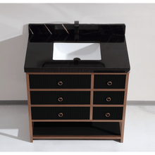 Load image into Gallery viewer, Legion Furniture WK2438-36-BG-WITH BLACK NATURAL TOP 36&quot; VANITY