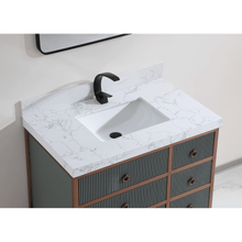 Load image into Gallery viewer, Legion Furniture WK2438-36-PG-WITH WHITE ARTIFICIAL TOP 36&quot; VANITY