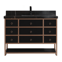 Load image into Gallery viewer, Legion Furniture WK2438-48-BG-WITH BLACK NATURAL TOP 48&quot; VANITY