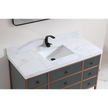 Load image into Gallery viewer, Legion Furniture WK2438-48-PG-WITH WHITE ARTIFICIAL TOP 48&quot; VANITY