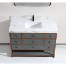 Load image into Gallery viewer, Legion Furniture WK2438-48-PG-WITH WHITE NATURAL TOP 48&quot; VANITY