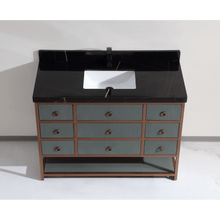 Load image into Gallery viewer, Legion Furniture WK2438-48-PG-WITH BLACK NATURAL TOP 48&quot; VANITY