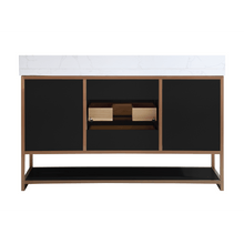 Load image into Gallery viewer, Legion Furniture WK2438-60S-BG-WITH WHITE NATURAL TOP 60&quot; SINGLE VANITY