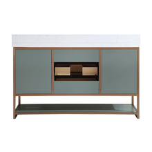 Load image into Gallery viewer, Legion Furniture WK2438-60S-PG-WITH WHITE NATURAL TOP 60&quot; SINGLE VANITY