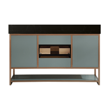 Load image into Gallery viewer, Legion Furniture WK2438-60S-PG-WITH BLACK NATURAL TOP 60&quot; SINGLE VANITY
