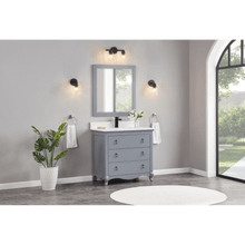 Load image into Gallery viewer, Legion Furniture WS2512-36-CD 36&quot; CADET FINISH SOLID WOOD SINK VANITY WITH 1&#39; ARTIFICIAL STONE TOP