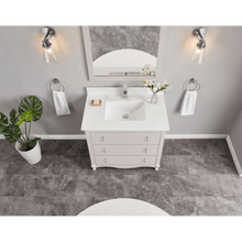 Load image into Gallery viewer, Legion Furniture WS2512-36-DW 36&quot; DREAMY WHITE FINISH SOLID WOOD SINK VANITY WITH 1&quot; ARTIFICIAL STONE TOP