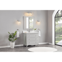 Load image into Gallery viewer, Legion Furniture WS2512-36-SS 36&quot; SILVER STRAND FINISH SOLID WOOD SINK VANITY WITH 1&quot; ARTIFICIAL STONE TOP